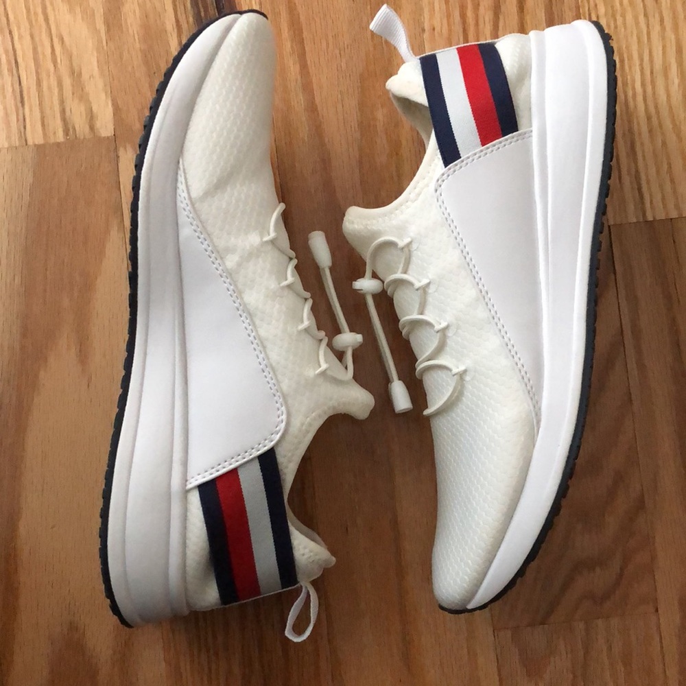 Tommy Hilfiger White Athletic Shoes Size 9.5